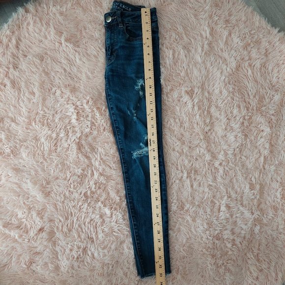 American Eagle Outfitters - Super Stretch Hi-rise Jegging - Distressed - Picture 2 of 12